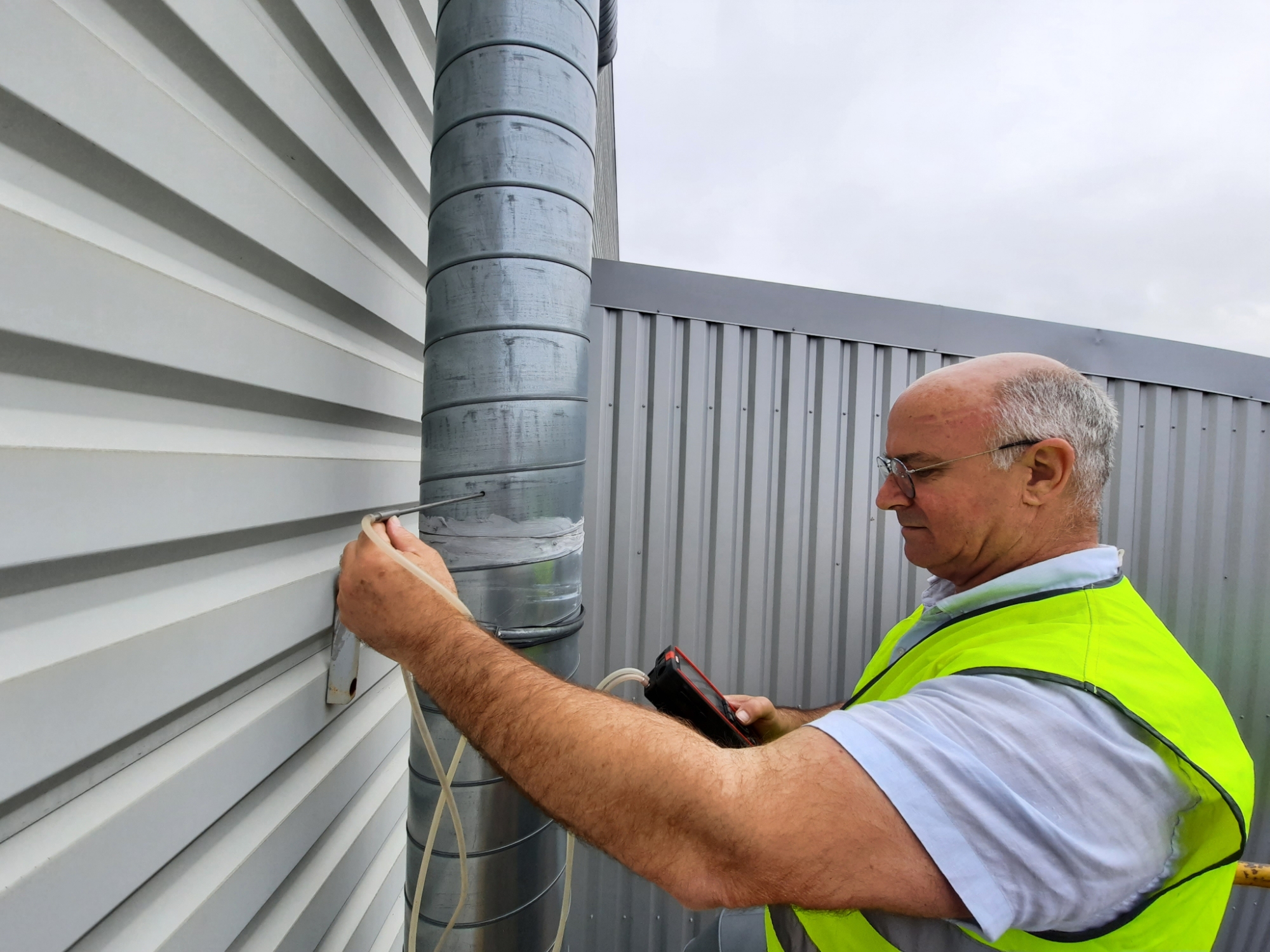 Intervention de mesure sur une installation